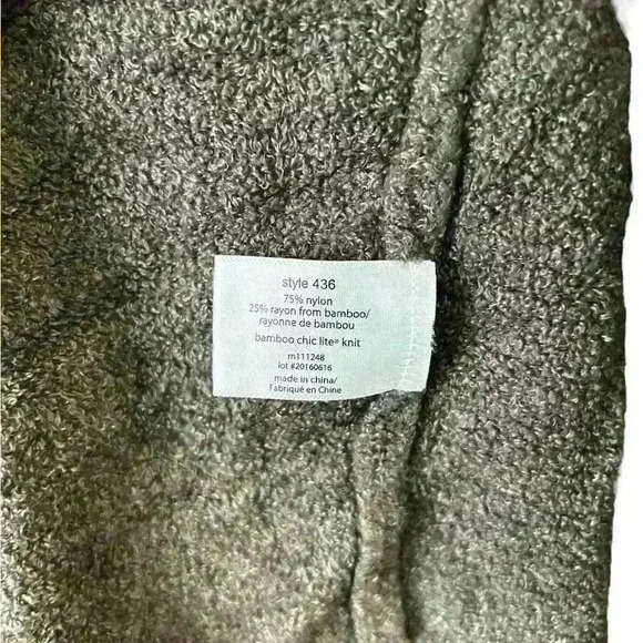 Barefoot Dreams Cardigan Sweater Womens L / XL Brown Open Front Bamboo Chic Lite - Picture 4 of 4